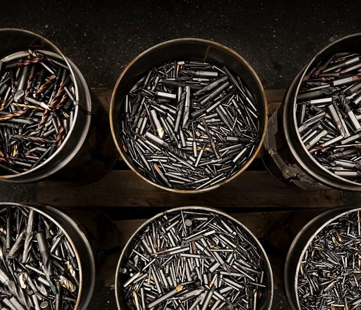 Recyklace slinutých karbidů přináší zpětné výhody